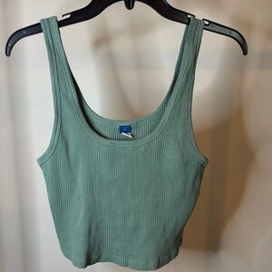 Old Navy Sage Green Ribbed Tank Top